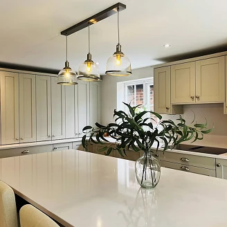 Cosentino Måttbeställda Bänkskiva Silestone White Storm 14 Polerad, 2 cm