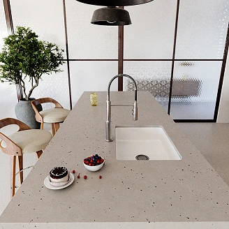 Cosentino Måttbeställda Bänkskiva Silestone Concrete Pulse Suede, 2 cm