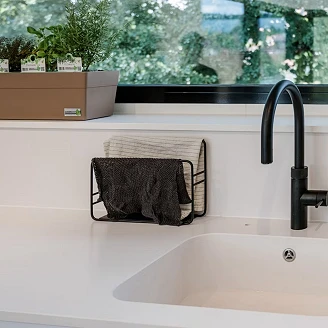 Cosentino Måttbeställda Bänkskiva Silestone Miami White 17 Suede, 2 cm