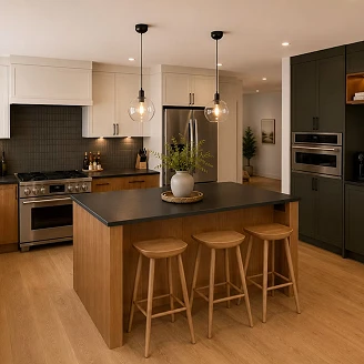 Cosentino Måttbeställda Bänkskiva Silestone Charcoal Soapstone Suede, 2 cm