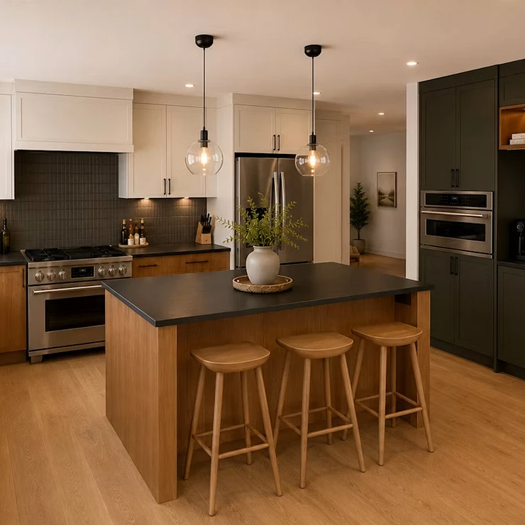 Cosentino Måttbeställda Bänkskiva Silestone Charcoal Soapstone Suede, 2 cm
