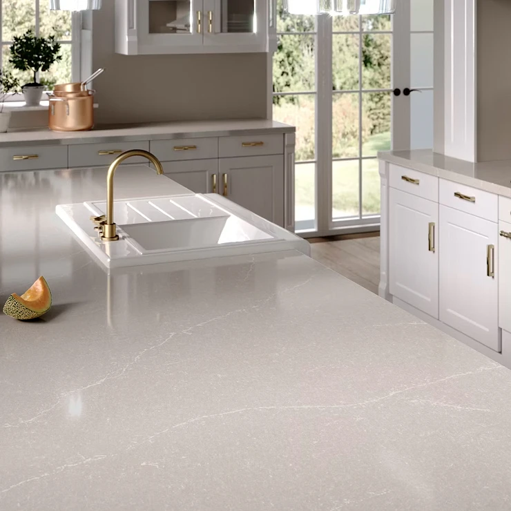 Cosentino Måttbeställda Bänkskiva Silestone Desert Silver Suede, 2 cm