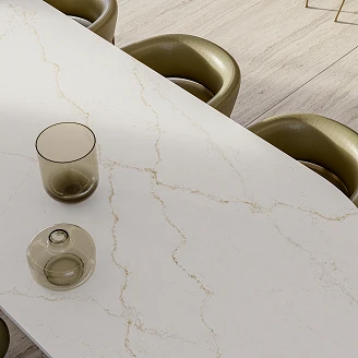 Cosentino Måttbeställda Bänkskiva Silestone Blanc Elysee Suede, 1.2 cm