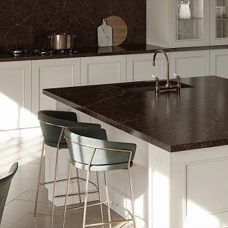 Cosentino Måttbeställda Bänkskiva Silestone Chateau Brown Polerad, 1.2 cm