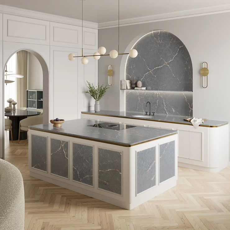 Cosentino Måttbeställda Bänkskiva Silestone Parisien Bleu Polerad, 1.2 cm