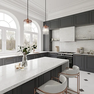 Cosentino Måttbeställda Bänkskiva Silestone Riviere Rose Polerad, 2 cm