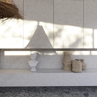Cosentino Måttbeställda Bänkskiva Dekton Nebbia Textured Matt, 2 cm
