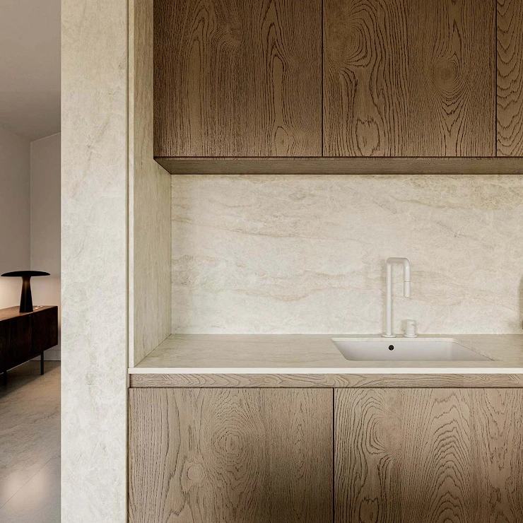 Cosentino Måttbeställda Bänkskiva Dekton Nara Velvet Matt, 0.8 cm