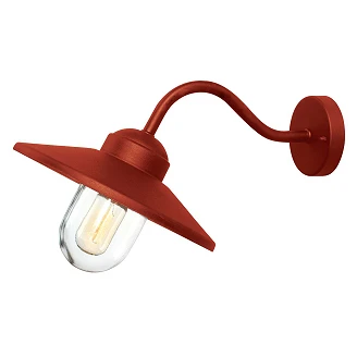 Elstead Vägglampa <strong>Klampenborg</strong>  Röd