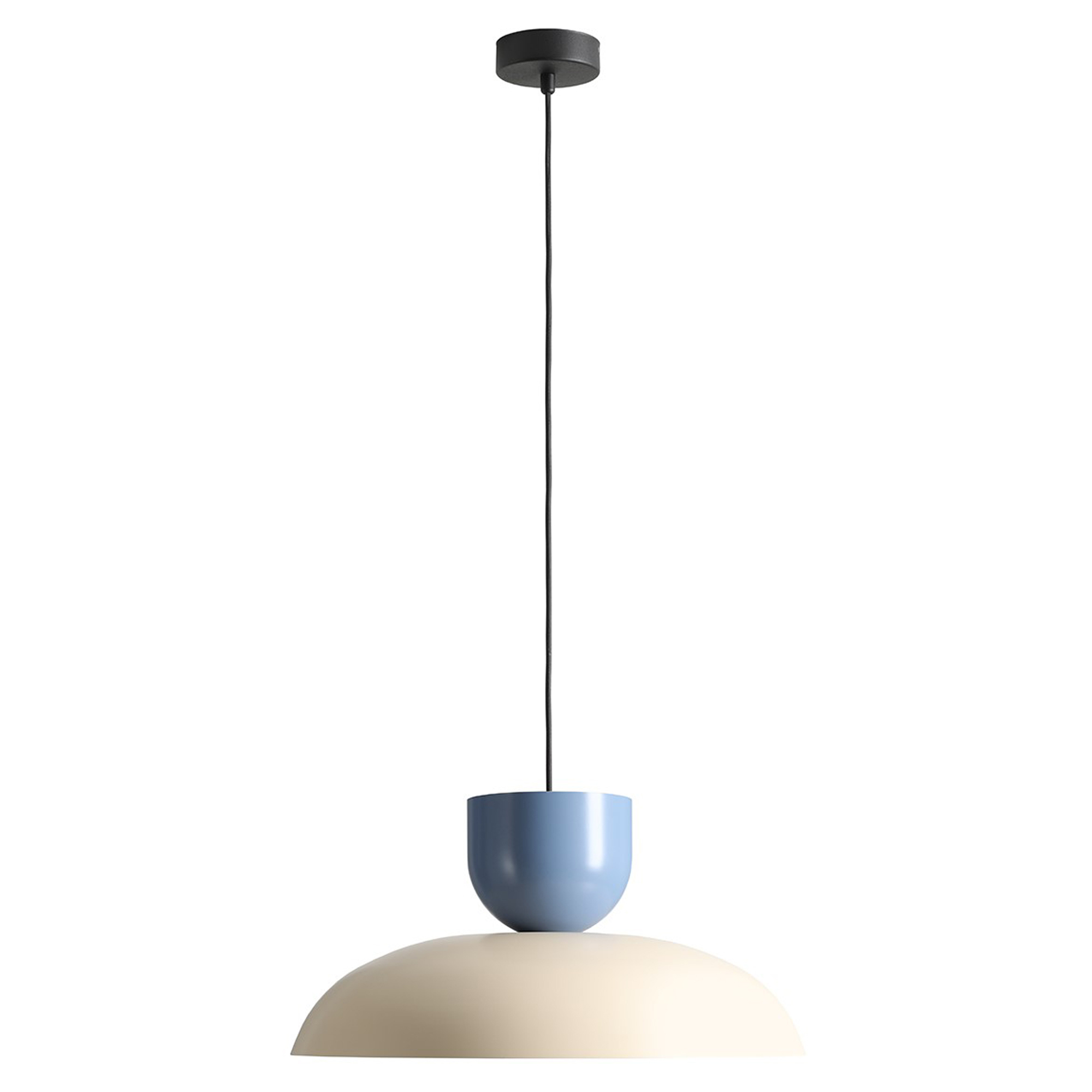 Hängande Lampa Milda Mörk Krämvit, Duvblå