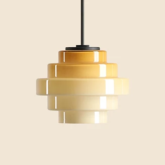 Hängande Lampa <strong>Ylmo</strong>  Nötbrun Ø14 cm
