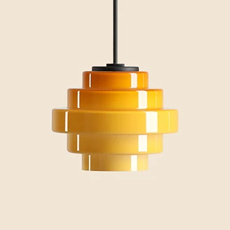 Hängande Lampa <strong>Ylmo</strong>  Honungsgul Ø14 cm
