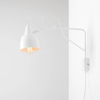 Vägglampa <strong>Halla</strong>  Vit S