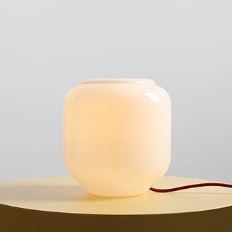 Bordslampa <strong>Ternia</strong>  Beige, Körsbärsröd