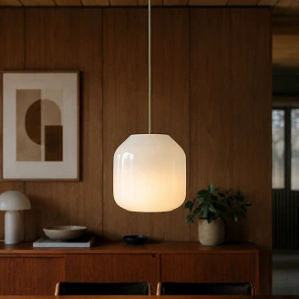 Hängande Lampa <strong>Ternia</strong>  Beige, Salviagrön