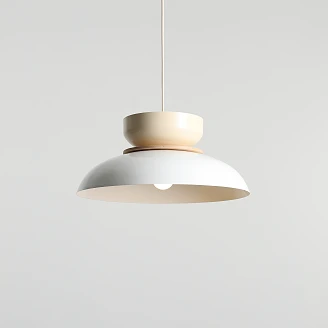 Hängande Lampa <strong>Rundo</strong>  Ljus Vit Glans, Krämvit