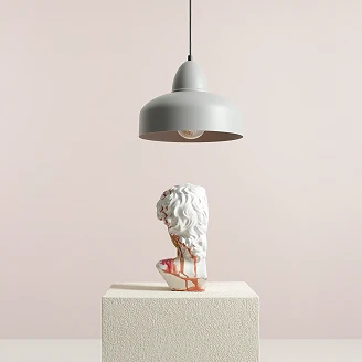 Hängande Lampa <strong>Kloty</strong>  Grå