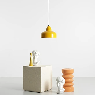 Hängande Lampa <strong>Kloty</strong>  Senapsgul