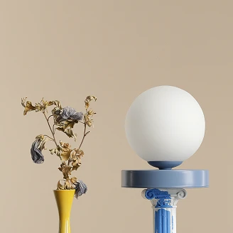 Bordslampa <strong>Mirlo</strong>  Senapsgul