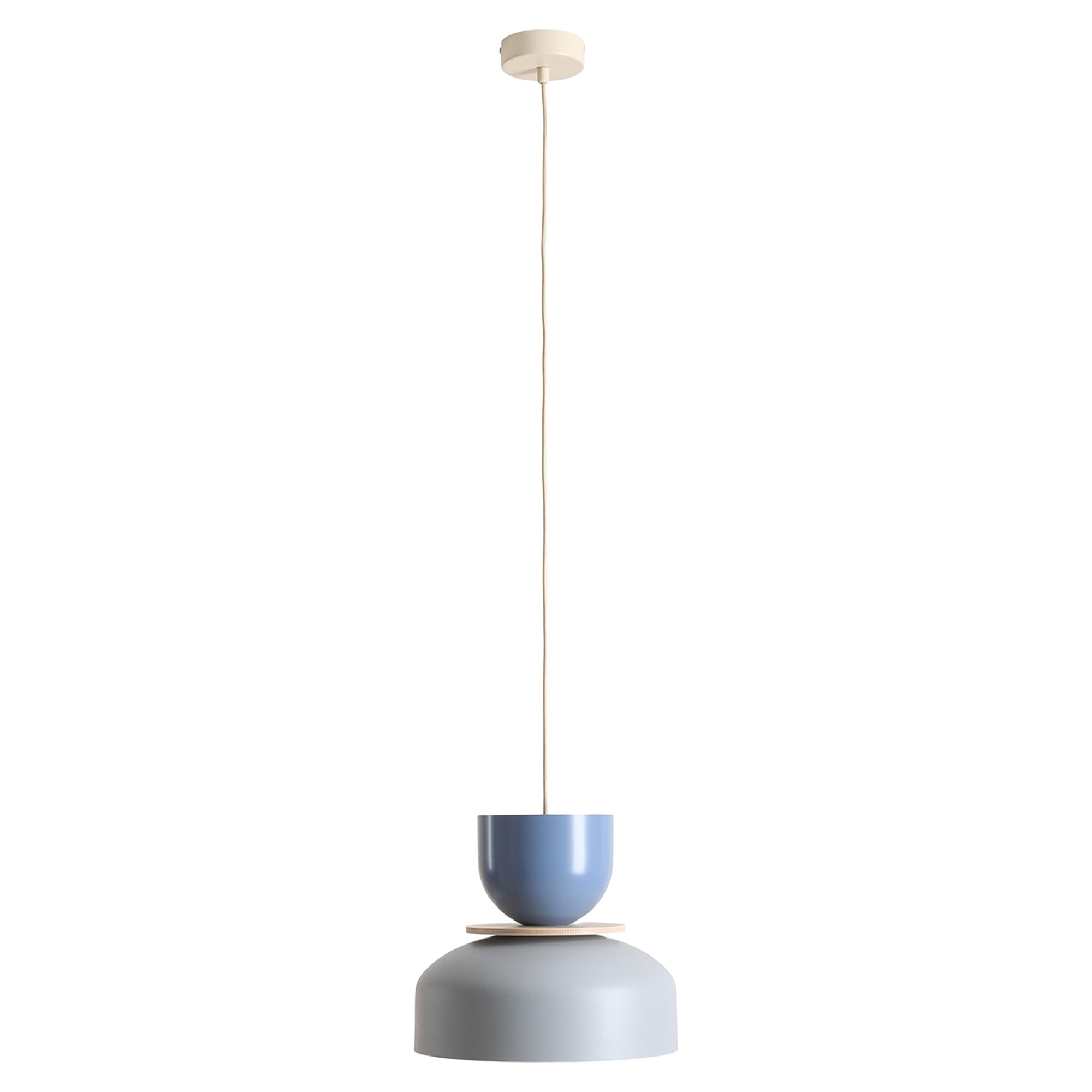 Hängande Lampa Svelo Grå, Duvblå