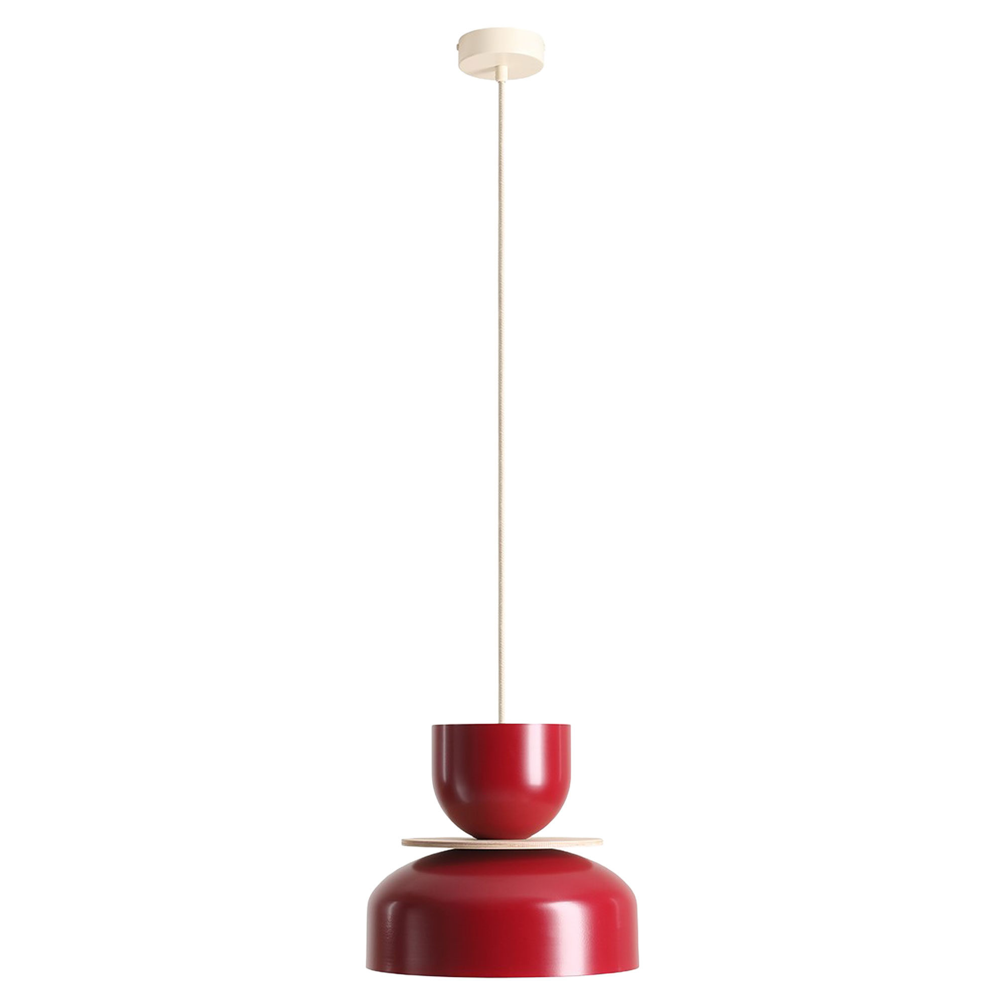 Hängande Lampa Svelo Ljus Vinröd, Vinröd