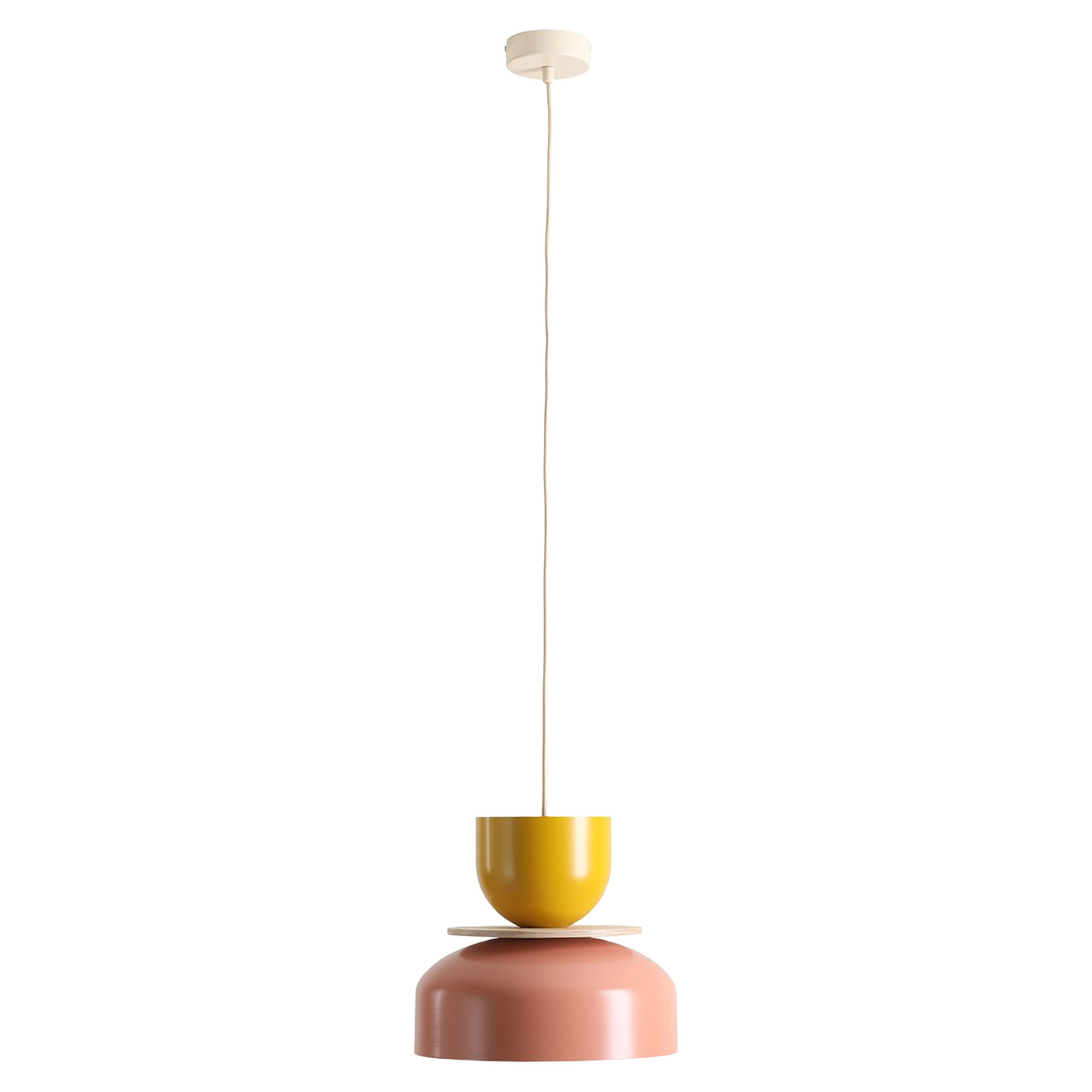 Hängande Lampa Svelo Korall, Senapsgul