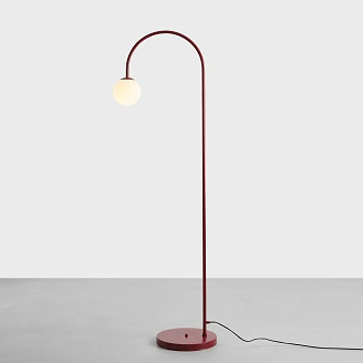 Golvlampa <strong>Klinty</strong>  Vinröd