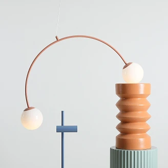 Hängande Lampa <strong>Klinty</strong>  Duo Korall