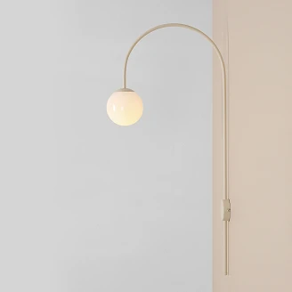 Vägglampa <strong>Klinty</strong>  Krämvit
