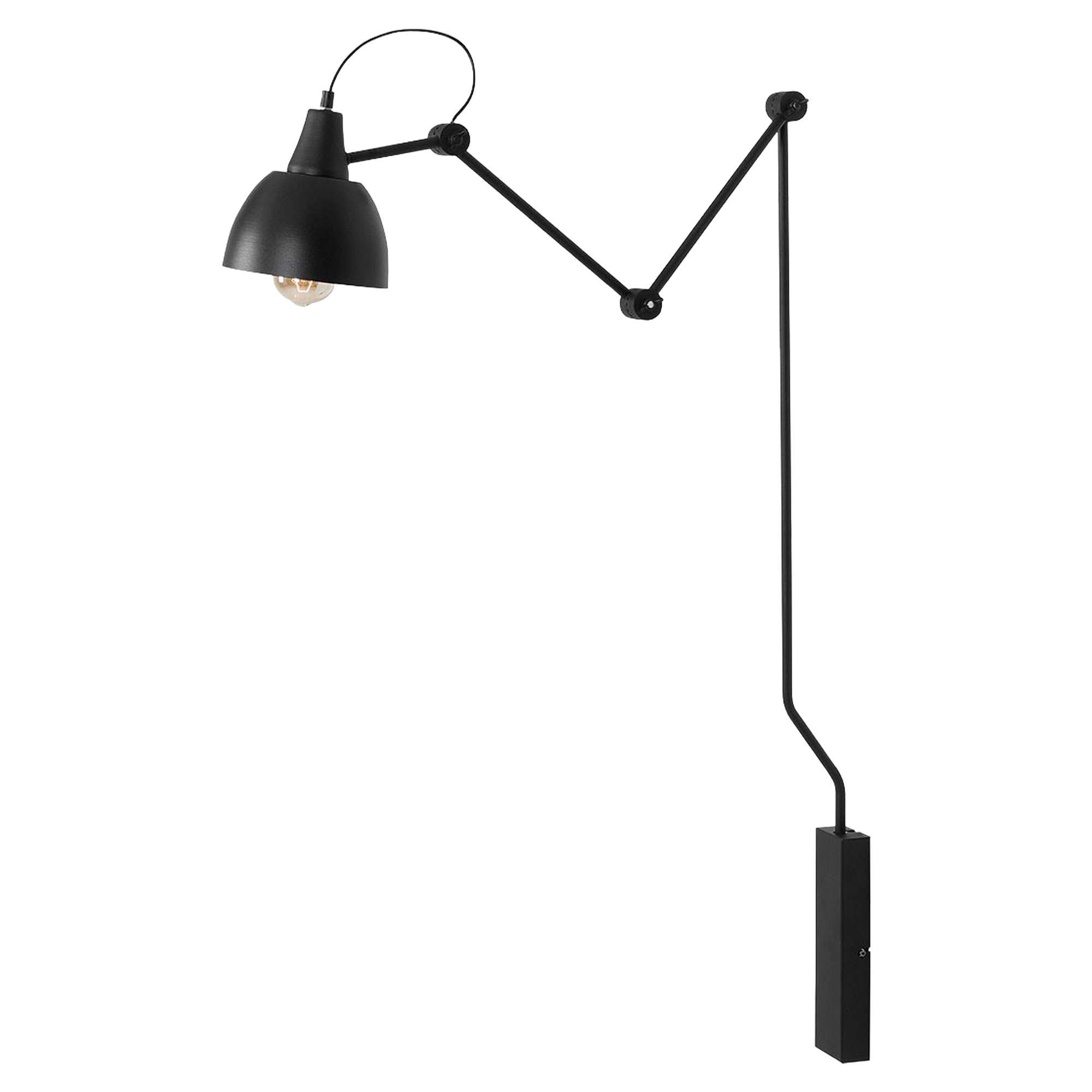 Vägglampa Nelia Svart M