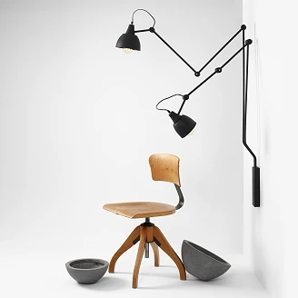 Vägglampa <strong>Nelia</strong>  Svart Duo