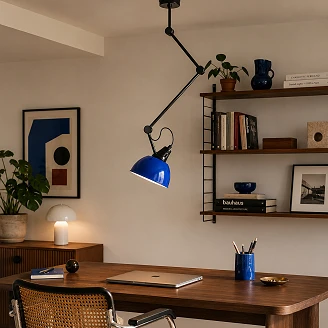 Hängande Lampa <strong>Nelia</strong>  Koboltblå