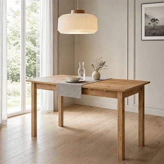 Matbord Utdragbart <strong>Ivex</strong>  Hantverks Ek 100x60 cm