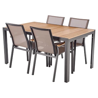 Trädgårdsset Juven Brun, Svart 150x90 cm