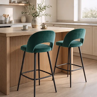 Barstol Brelen Mörkgrön 65 cm
