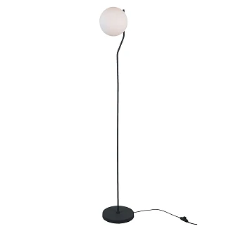 Golvlampa Carilia Grafit, Vit Matt