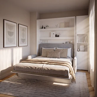 Lenart Säng <strong>Bed Concept</strong>  Vit 151x218 cm