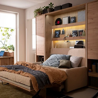Lenart Säng <strong>Bed Concept</strong>  Artisan Ek 151x218 cm