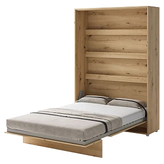 Lenart Väggsängram Hopfällbar <strong>Bed Concept</strong>  Artisan Ek 151x218 cm