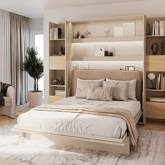 Lenart Säng <strong>Bed Concept</strong>  Kaschmir 131x218 cm