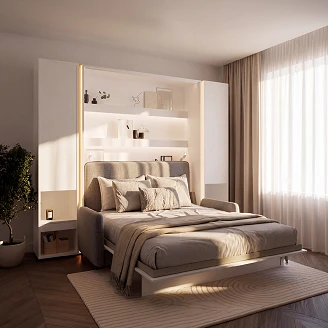 Lenart Säng <strong>Bed Concept</strong>  Vit 131x218 cm