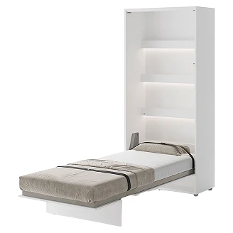 Lenart Väggsängram Hopfällbar <strong>Bed Concept</strong>  Vit 101x218 cm