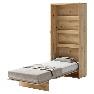 Lenart Väggsängram Hopfällbar <strong>Bed Concept</strong>  Artisan Ek 101x218 cm