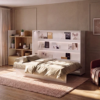 Lenart Säng <strong>Bed Concept</strong>  Vit 211x158 cm
