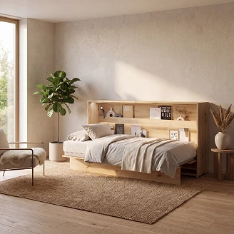 Lenart Säng <strong>Bed Concept</strong>  Artisan Ek 211x108 cm