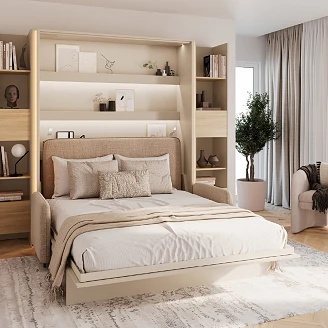 Lenart Säng <strong>Bed Concept</strong>  Kaschmir 171x218 cm
