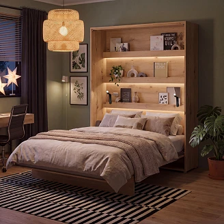 Lenart Säng <strong>Bed Concept</strong>  Artisan Ek 171x218 cm