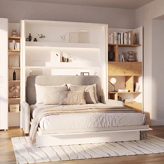 Lenart Säng <strong>Bed Concept</strong>  Vit 191x218 cm