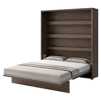 Lenart Väggsängram Hopfällbar <strong>Bed Concept</strong>  Dunin Ek 191x218 cm