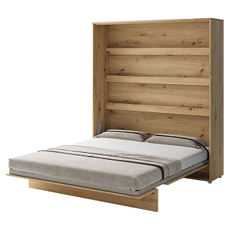 Lenart Väggsängram Hopfällbar <strong>Bed Concept</strong>  Artisan Ek 191x218 cm